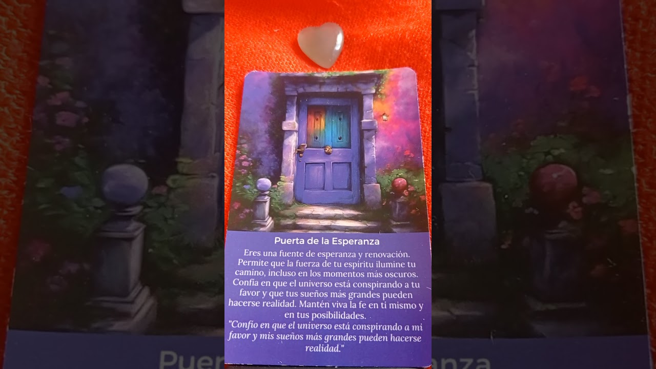 Puerta de la Esperanza✨✨#sana #esperanza #fe #aprendertarotgratis #oraculogratis #amor #or&aacute;culo #hoy