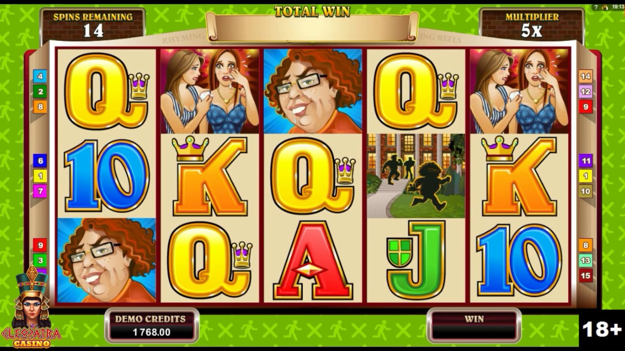 Rhyming Reels - Georgie Porgie Slot Machine Bonus - Microgaming Slots