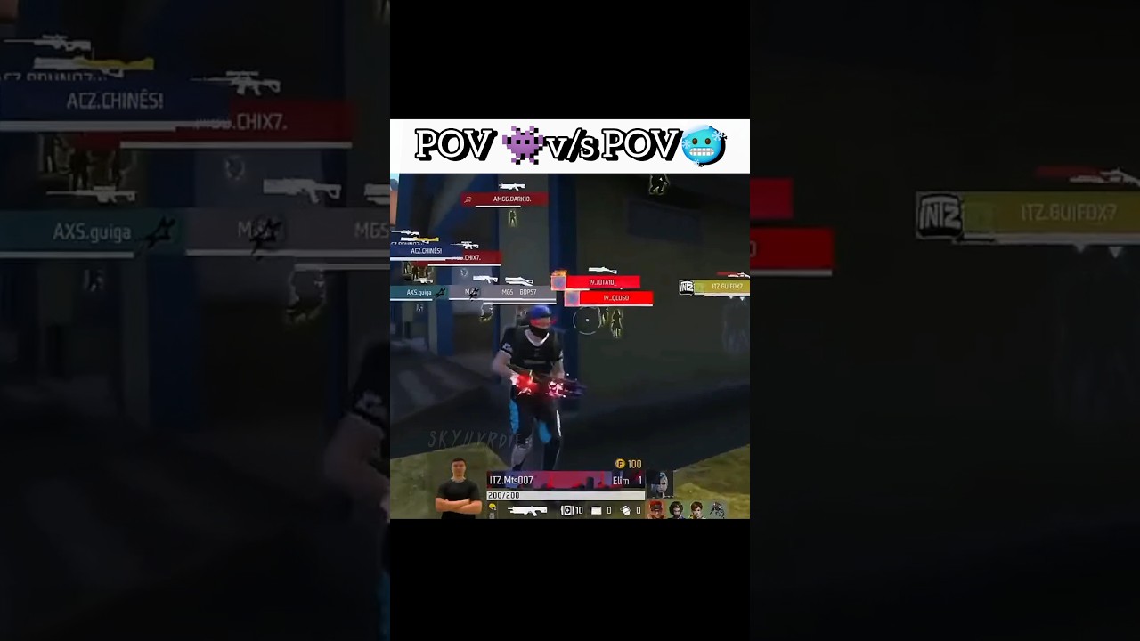 The difference of POV🥶 | eSports caster POV👾 | Made by SkyNvrDie#freefire #skynvrdie #shorts