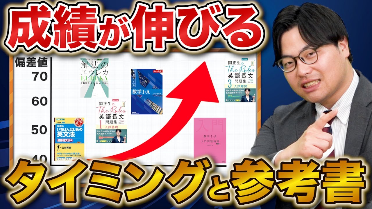 【今すぐ見て】模試で成績が上がるタイミングと取り組むべき参考書を徹底解説