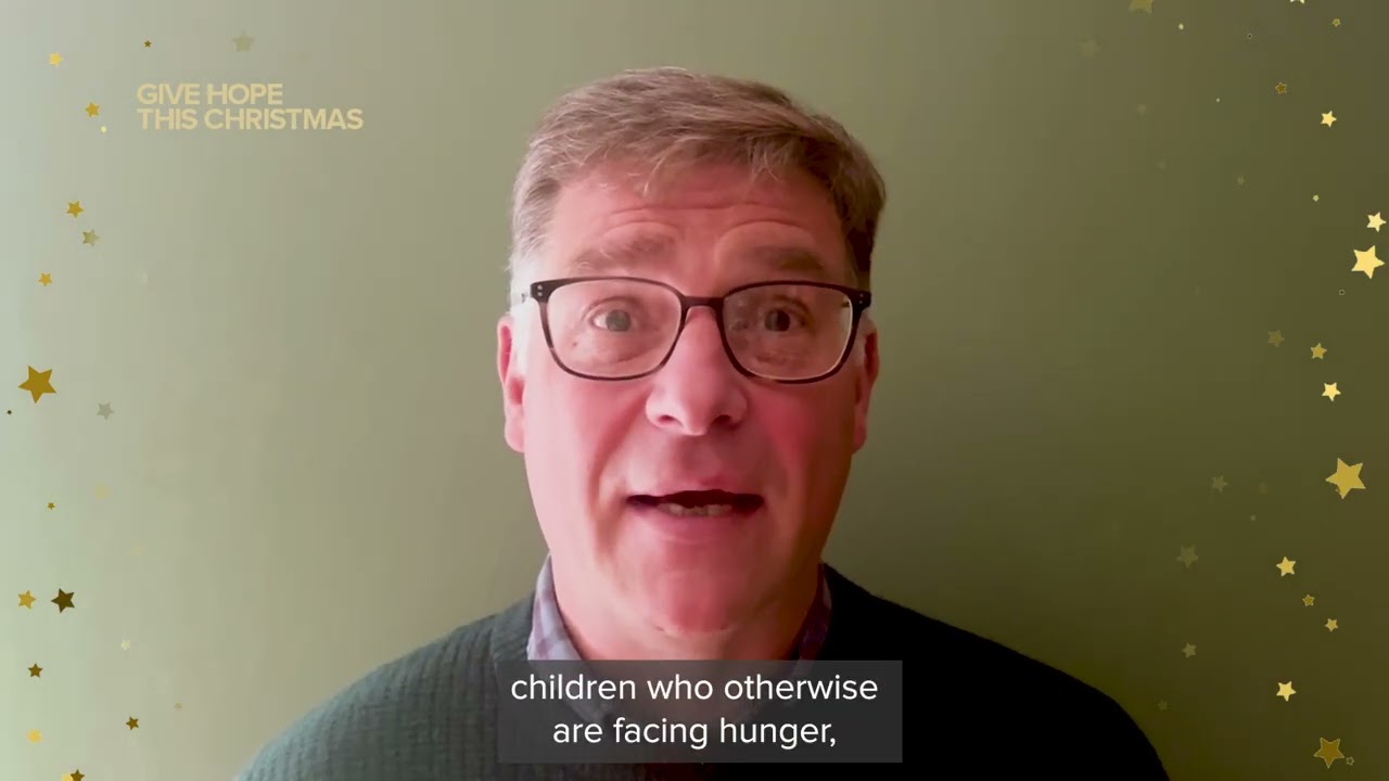 A message of hope from Magnus MacFarlane-Barrow, Founder of Mary's Meals
