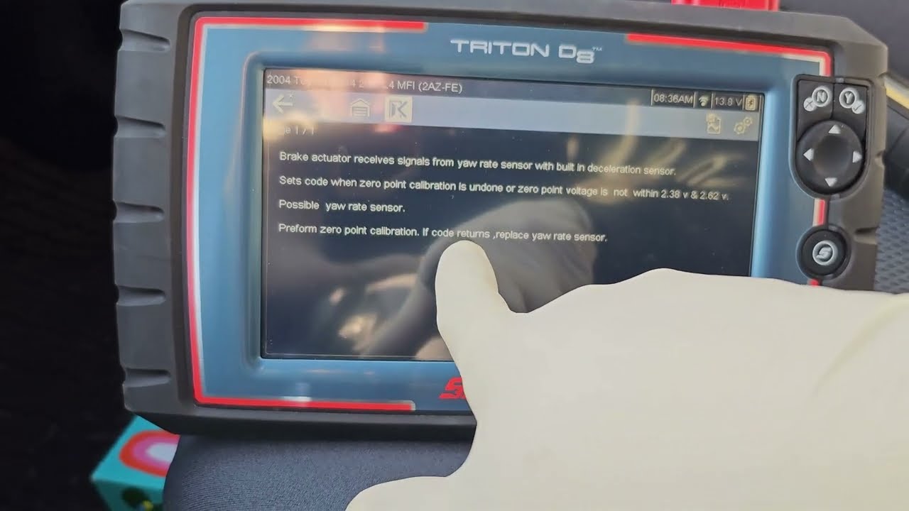 RELEARN STEERING ANGLE SENSOR TOYOTA RAV4