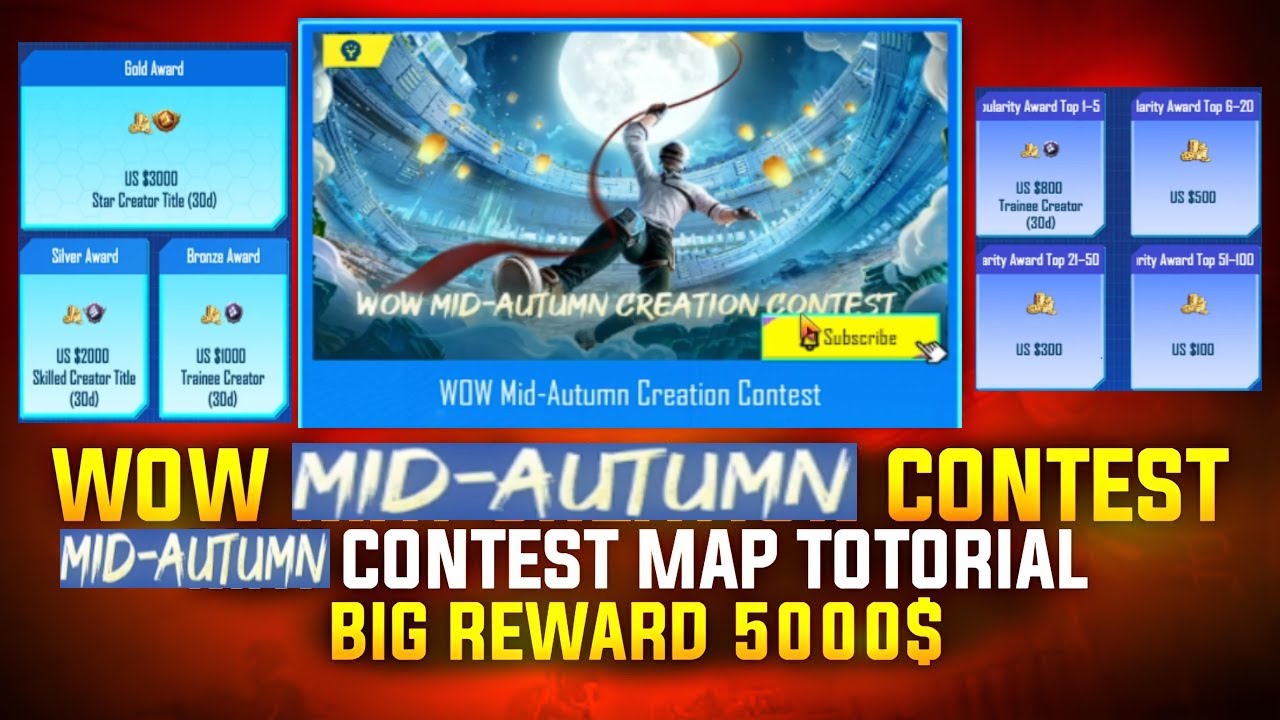 Wow Mid Autumn Creation Contest | Mid Autumn Contest|Mid Autumn Theme|How to make WoW Mid Autumn Map