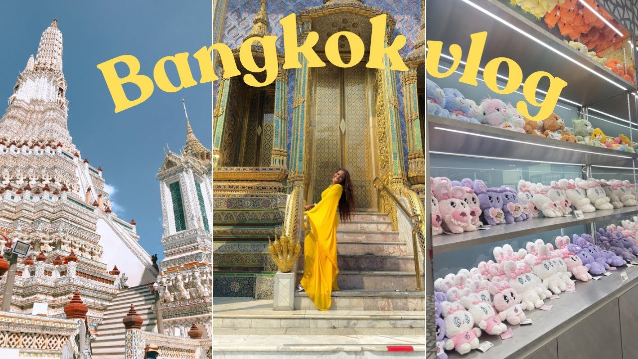 Bangkok in 4 days as a black Nigeria women!! Shopping +sightseeing + temple day+ food!! Travel  vlog