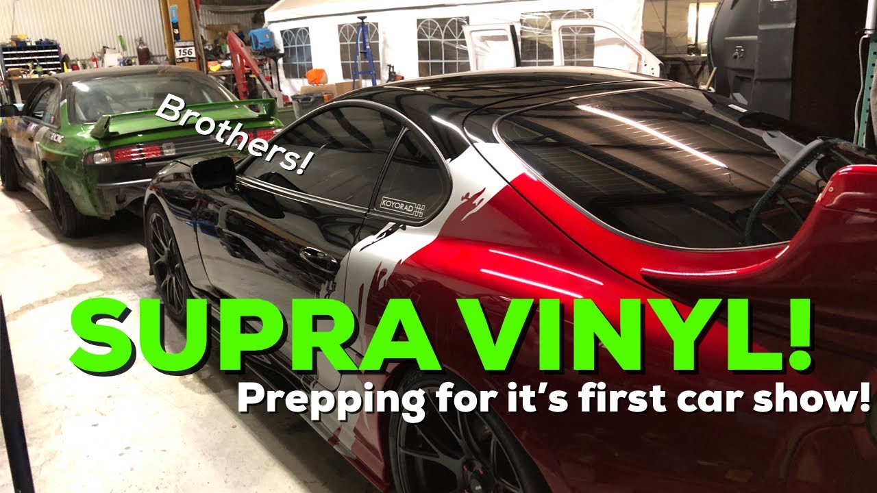 Getting the Supra ready for its first car show!