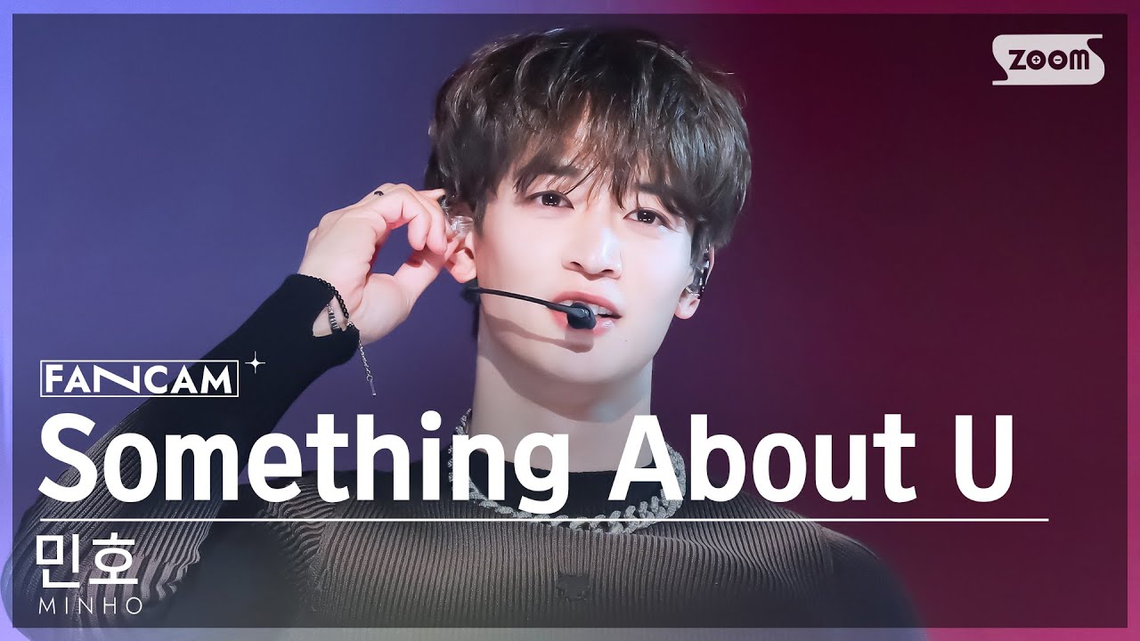 [안방1열 직캠4K]민호 'Something About U' (MINHO FanCam) @SBS Inkigayo 241117
