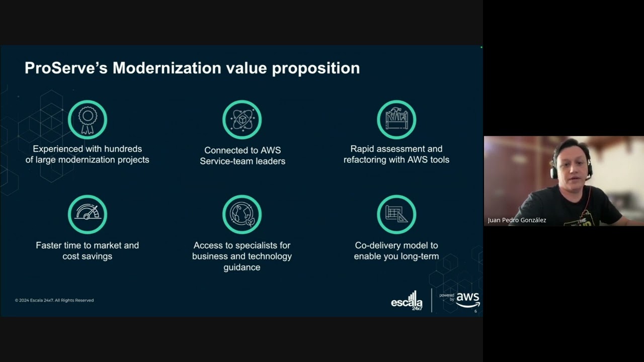 WEBINAR - Escala 24x7 y MCM: Moderniza en AWS México: Menos Latencia, Más Satisfacción