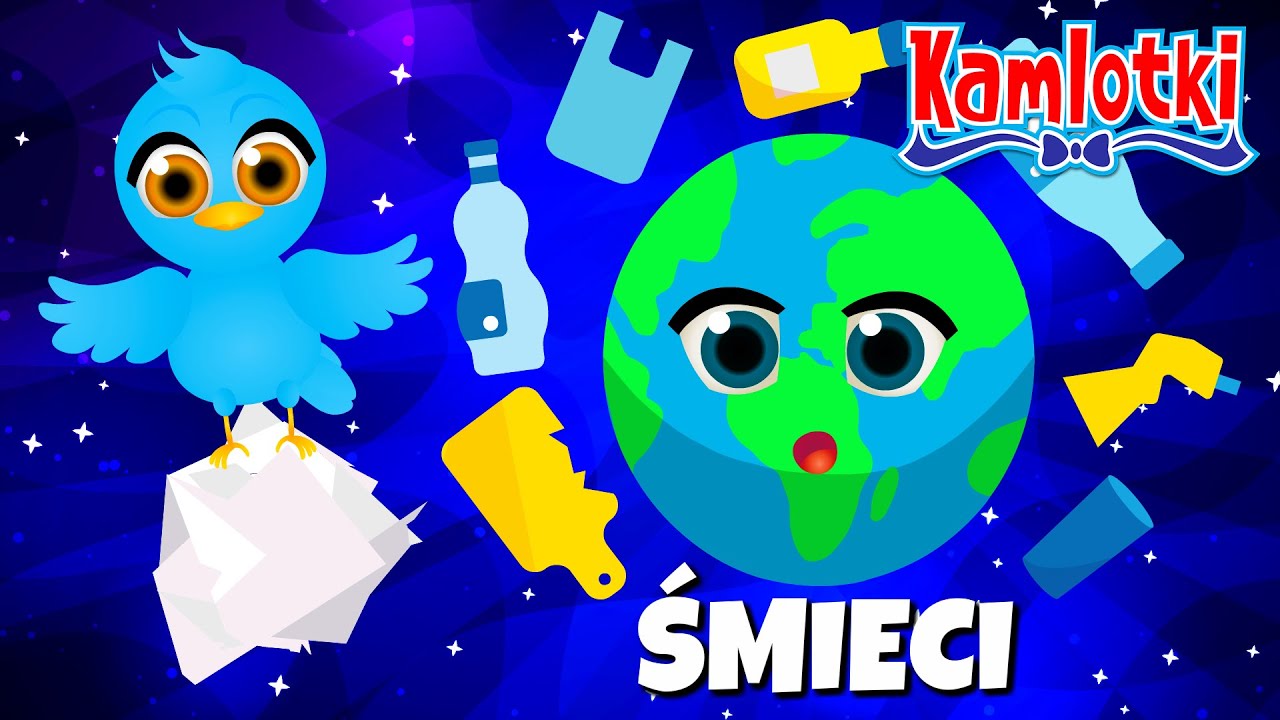 ŚMIECI – Ekologiczna piosenka na Dzień Ziemi ♻️ Segregacja śmieci dla dzieci | Kamlotki Mini