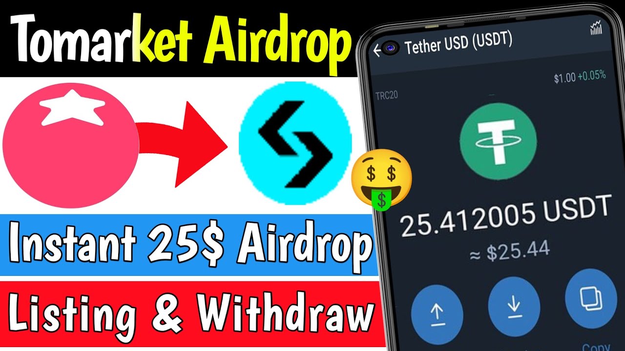 Tomarket Airdrop | Tomarket Listing date and Price |New Update | Tomarket Airdrop Withdrawal Process