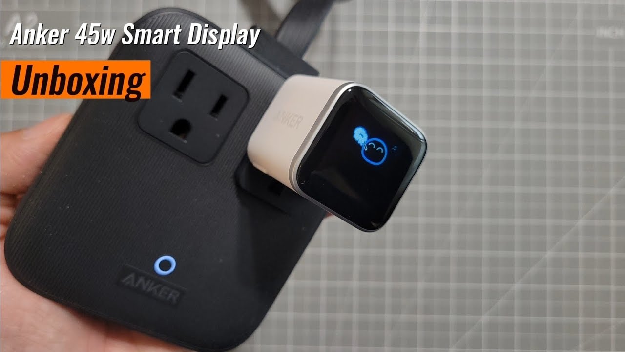 First Look - New Anker Nano Charger (45W, Smart Display, 180° Foldable)