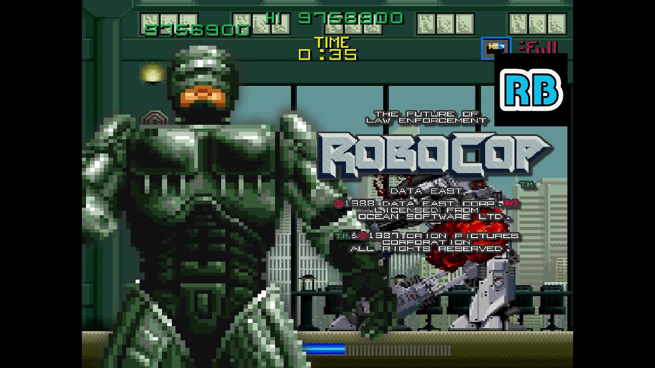 1988 [57fps] Robocop (World) 10026900pts ALL