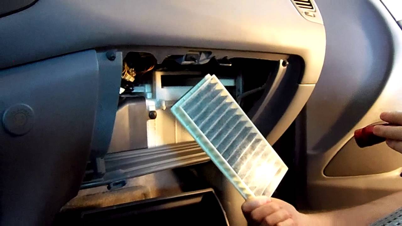 Cabin Air Filter on a 2005 Mazda MPV