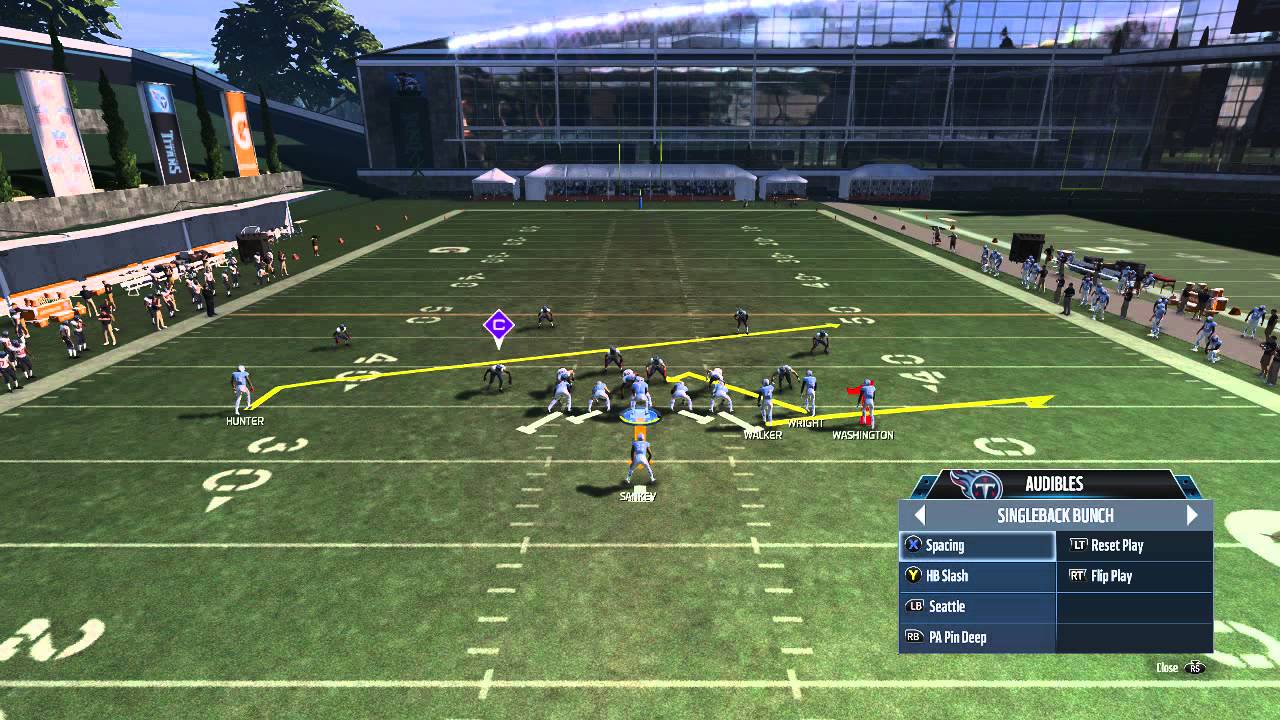 Madden 15 Tips | Singleback Bunch Scheme | TEN Playbook