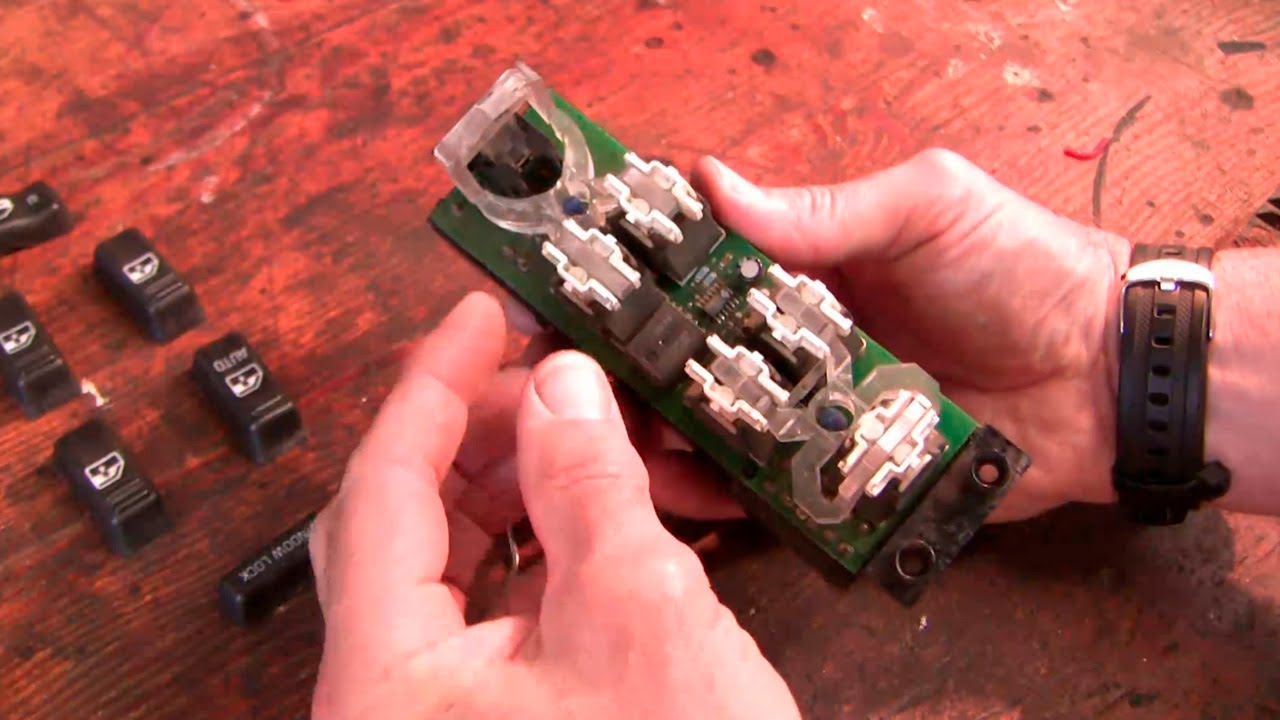 How to fix the Chev power window door lock switch