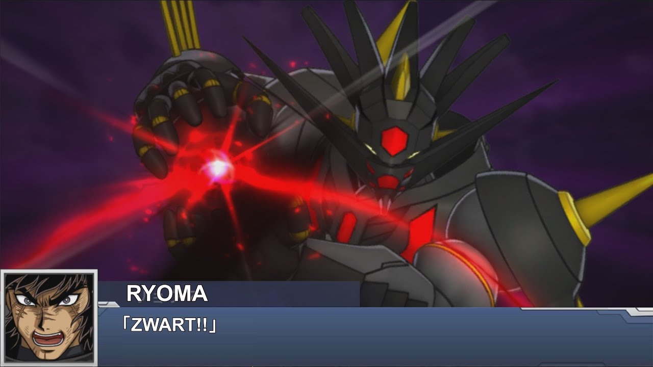 [ENG Sub]Super Robot Wars DD - Getter Noir-1 Attacks(SSR5) | スパロボDD - ゲッターノワール1号機  全武装