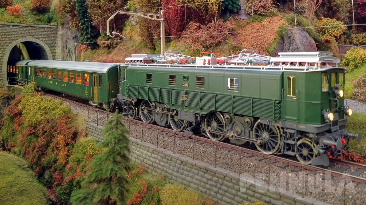 Die neue Modelleisenbahn in Spur 1 der Leuvense Spooreen Vrienden mit Märklin Lokomotiven