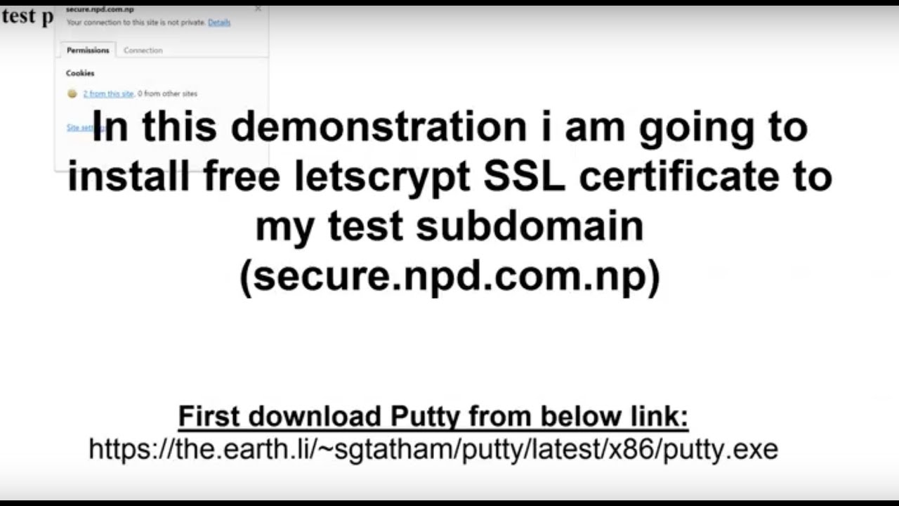 How to secure website for free ? SSL certificate from cpanel installation.