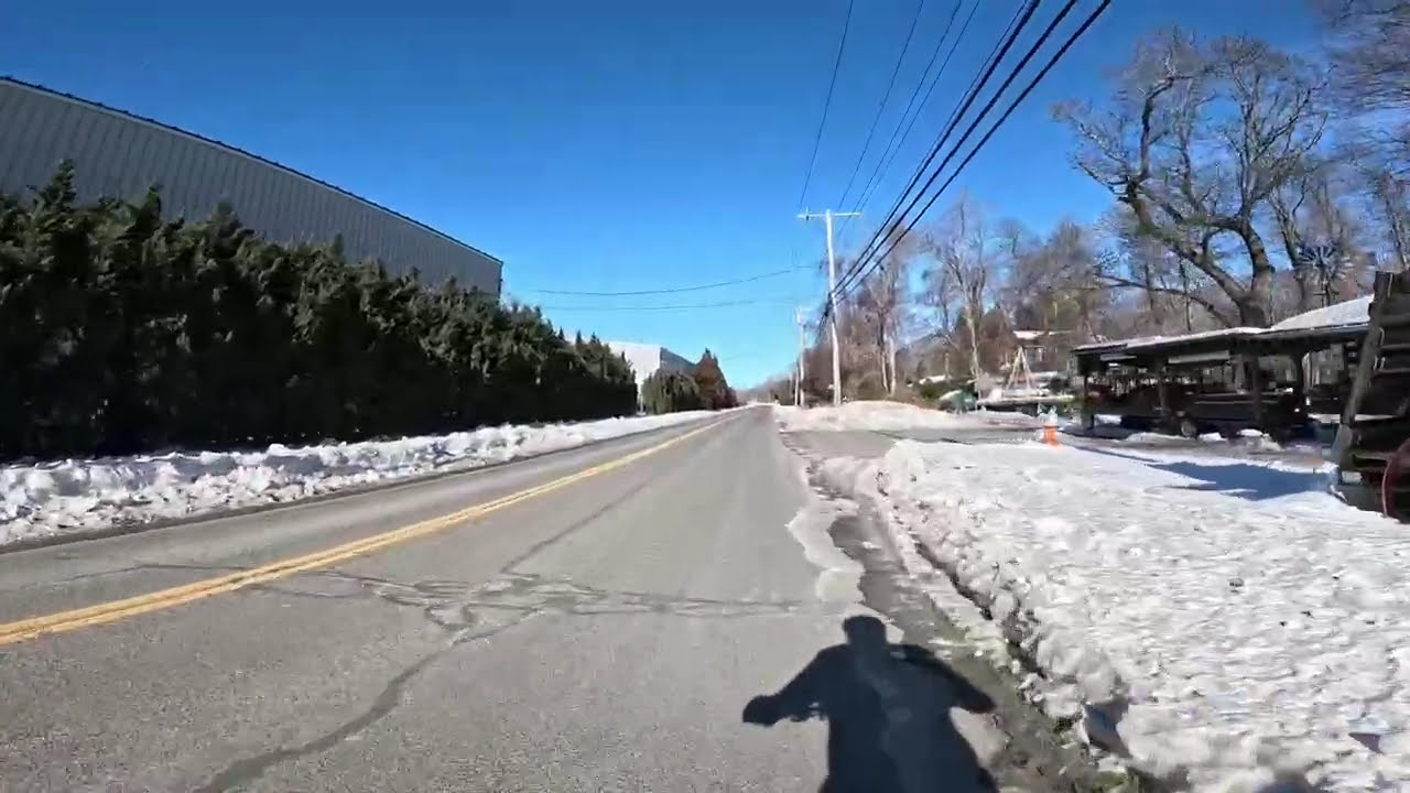 Bicycle ride North Fork   Jamesport NY to Broad Cove Preserve and return February 2, 2026