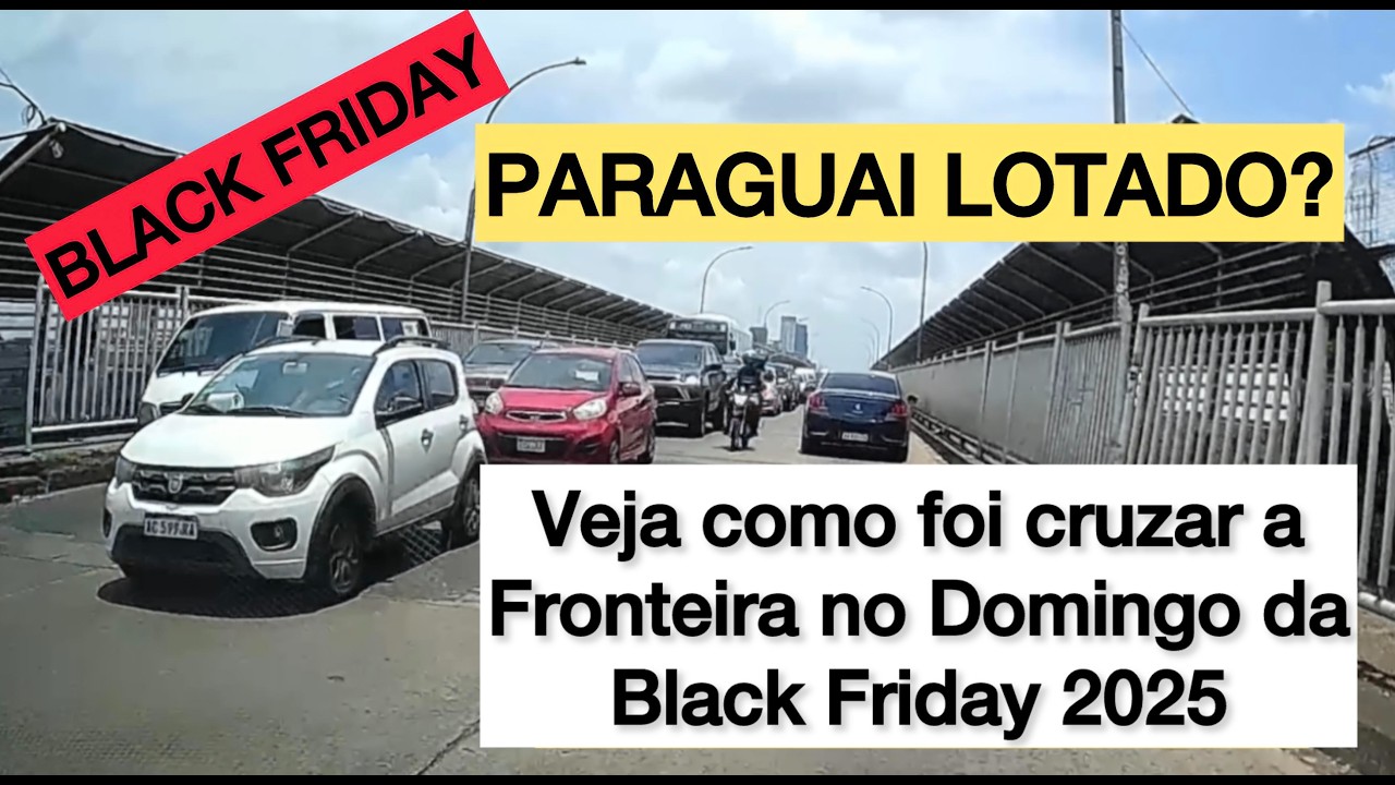 Como é um domingo de BLACK FRIDAY no Paraguai?🇵🇾 #blackfriday #paraguay #fozdoiguacu