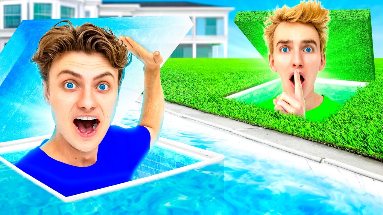 Я построил 6 СЕКРЕТНЫХ НЕВИДИМЫХ КОМНАТ, которые вы НИКОГДА НЕ НАЙДЕТЕ!!