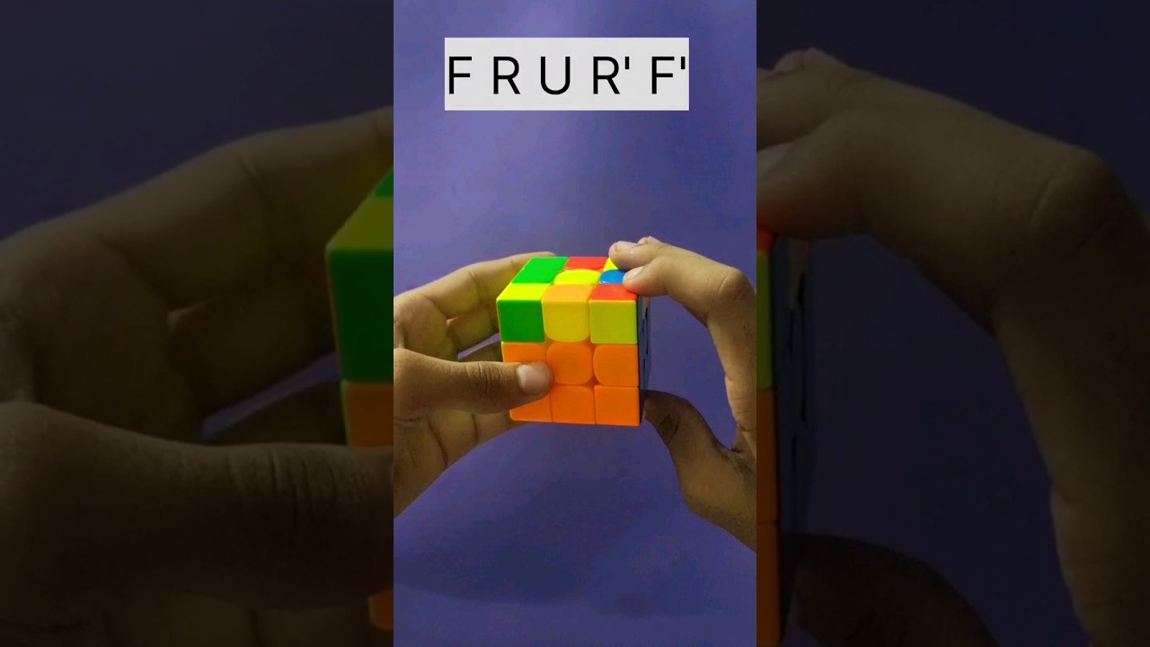 How to solve third layer of rubiks cube. (part 1) // #shorts #cube #viral