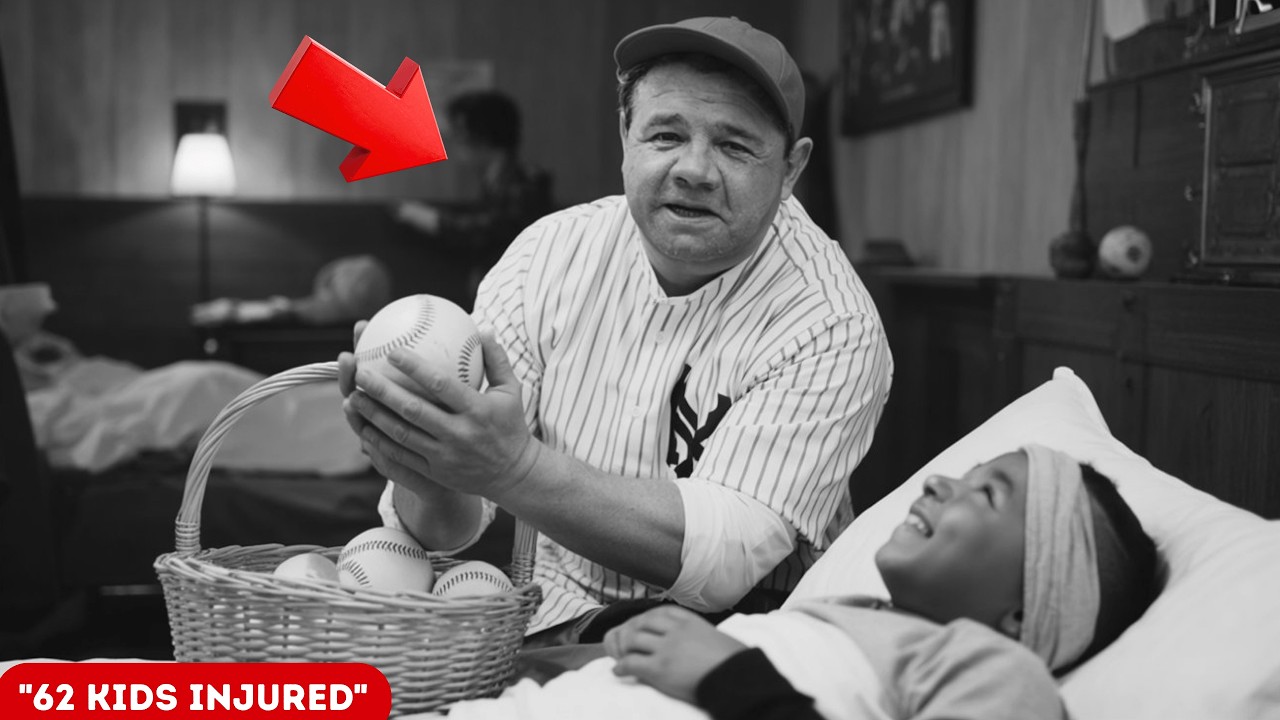 62 Kids Injured in Stadium Stampede — Babe Ruth Showed Up With Basket — What Kids Did 1 Week Later