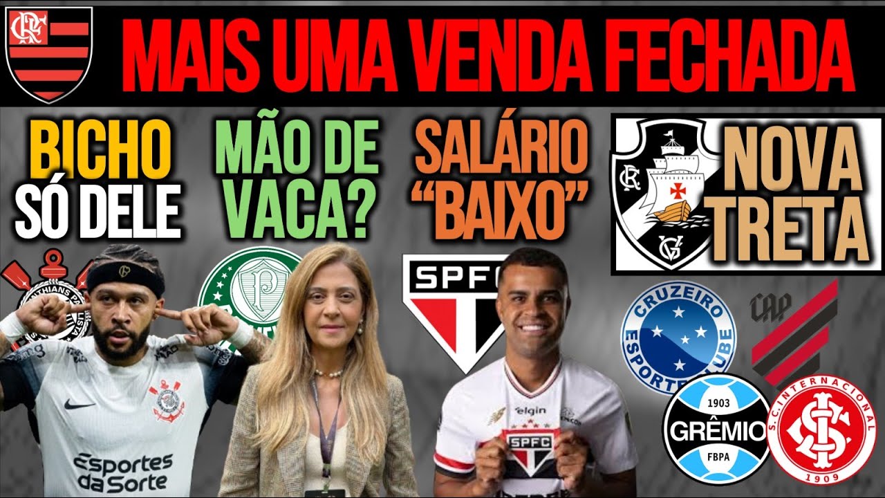 TIMÃO: PREJUÍZO COM TAÇA| VERDÃO EM DÍVIDA| VENDA NO FLA| SP: SALÁRIO BAIXO| VASCO, ZÊRO, GRENAL+
