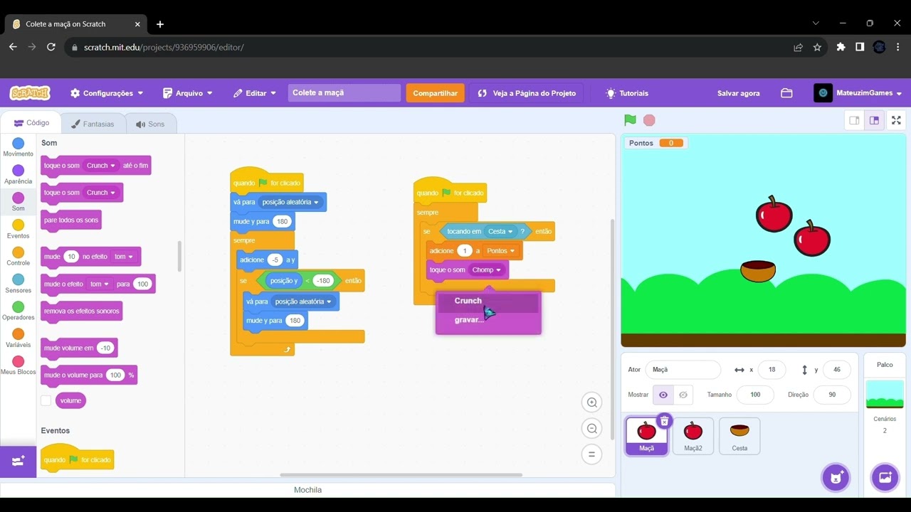 Como fazer um jogo muito fácil no Scratch