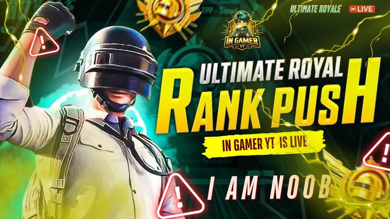 PUBG ULTIMATE ROYAL RANK PUSH || PUBG TAMIL STREAMER IN GAMER YT 🇱🇰  FEB-13   #pubgmobile