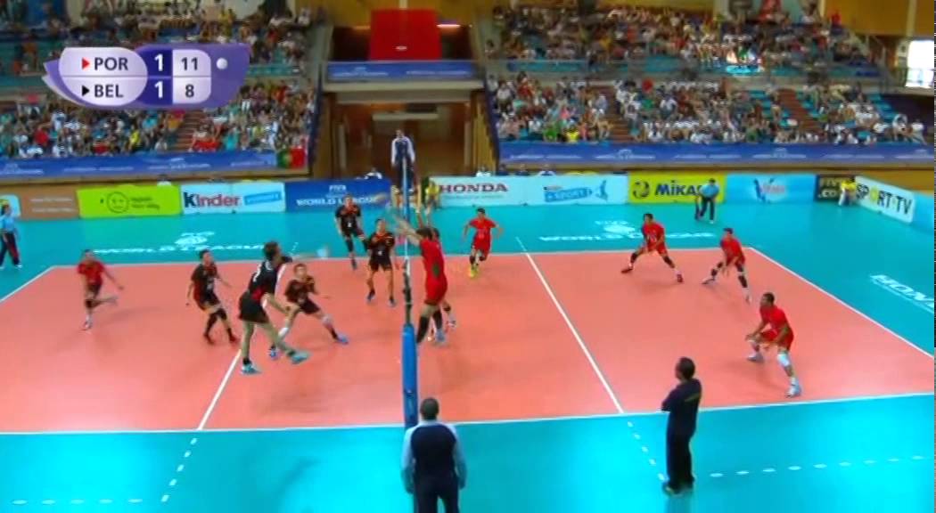 WORLD LEAGUE: PORTUGAL x BELGIUM BEST HITS & RALLIES (27/6/15)