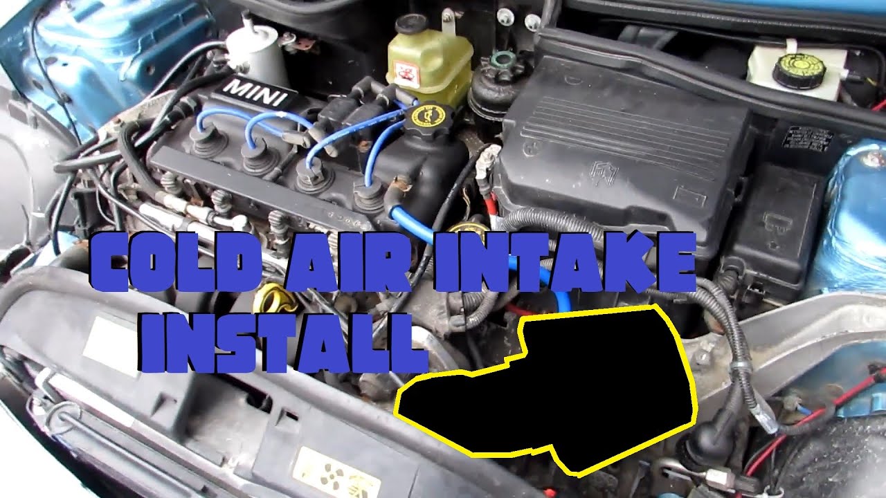 Установка холодного воздухозаборника на Mini Cooper 2005 года (R50)