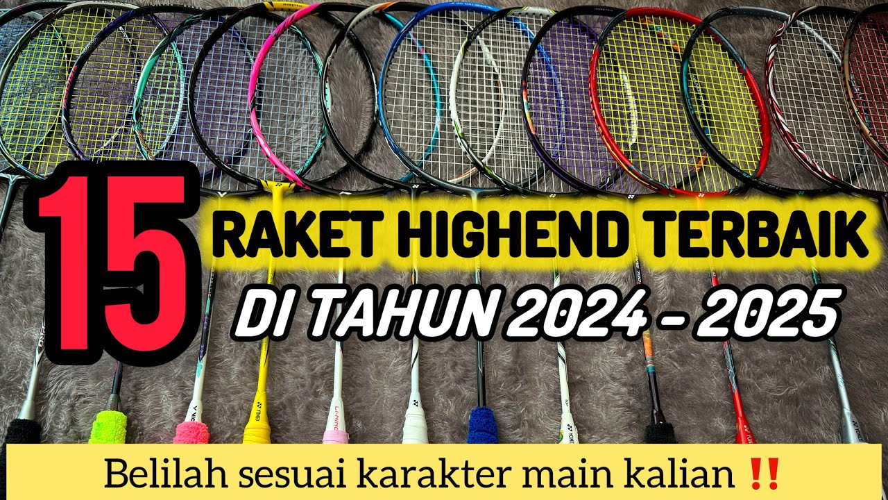 15 Best Badminton rackets in 2024 / 2025 ! RECOMMENDED ‼️ English Subtitles