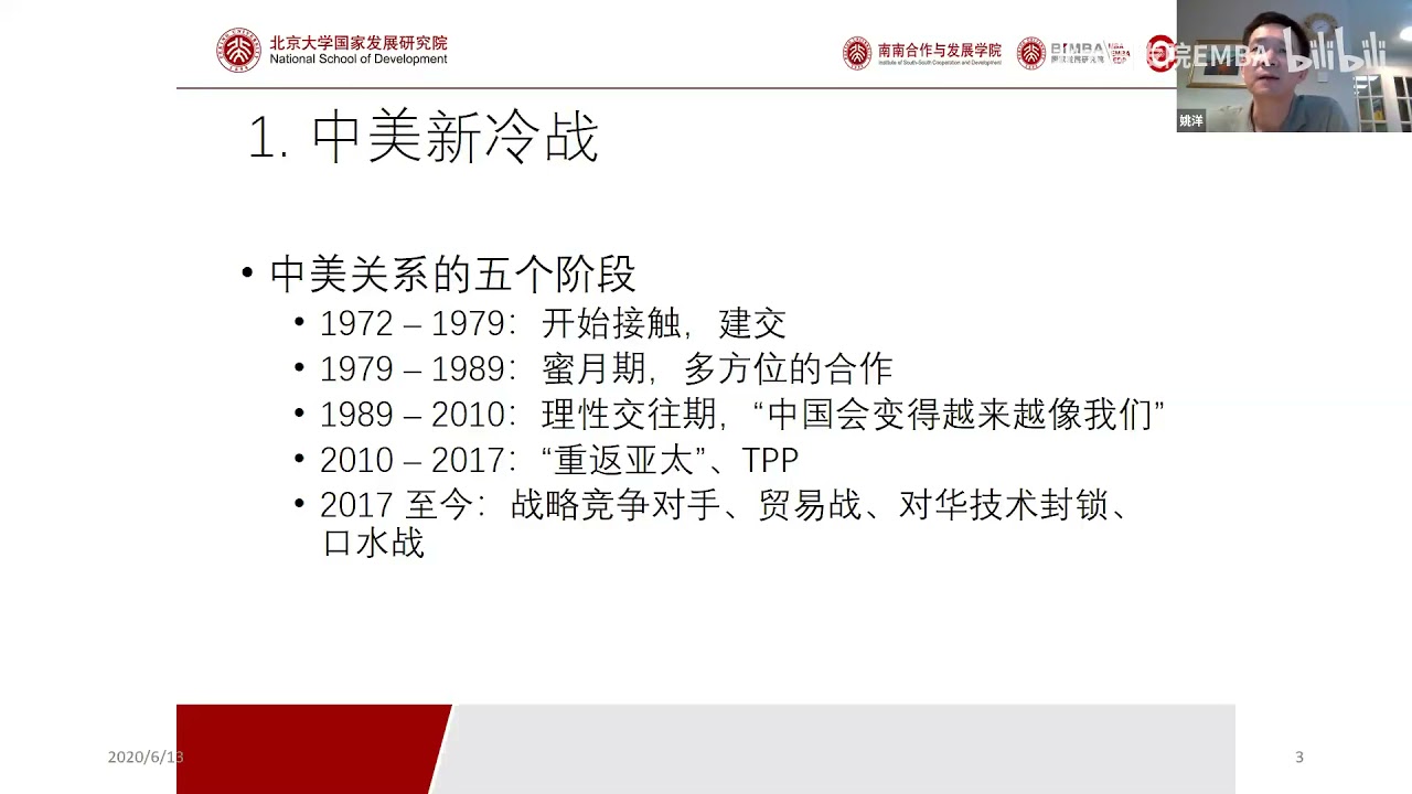 姚洋：全球新挑战与新变局下的中国经济 - 北京大学 Peking University