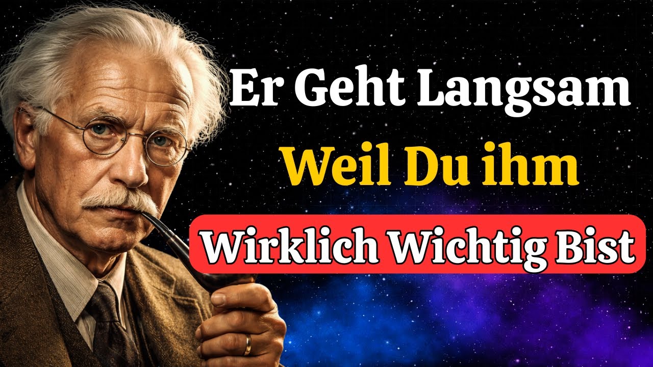 Er geht langsam, weil er es ernst meint – 5 Zeichen, dass du ihm wirklich wichtig bist | Carl Jung