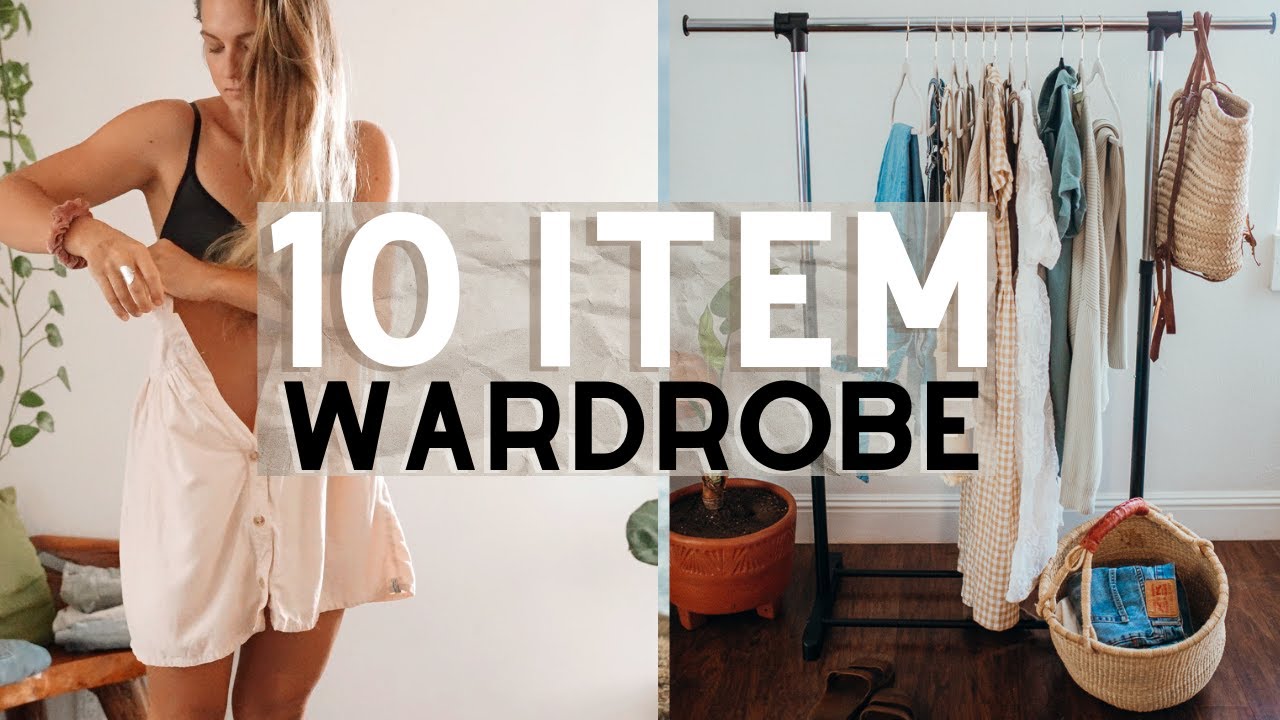 ✨UPDATED 10 Item Capsule Wardrobe Tour + TRY ON | Minimalist Capsule Wardrobe | Minimalist Closet