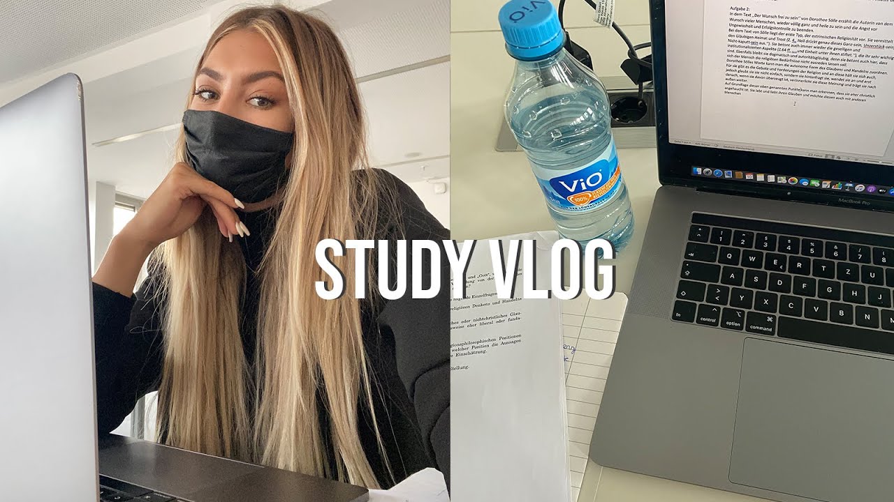STUDY VLOG | Lernen in der Bib, produktiver Morgen & Gedanken über ein Jurastudium