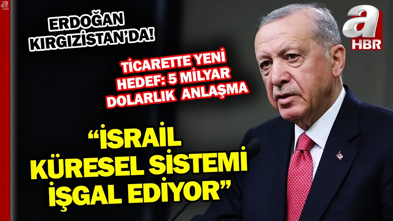 Başkan Erdoğan Kırgızistan'da konuştu: FETÖ'ye karşı ortak mücadelemiz sürecek!  | A Haber