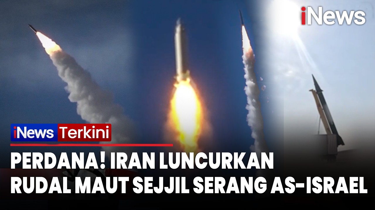 IRAN LUNCURKAN RUDAL MAUT SEJJIL! Perdana di Perang Lawan AS-Israel | iNews Terkini