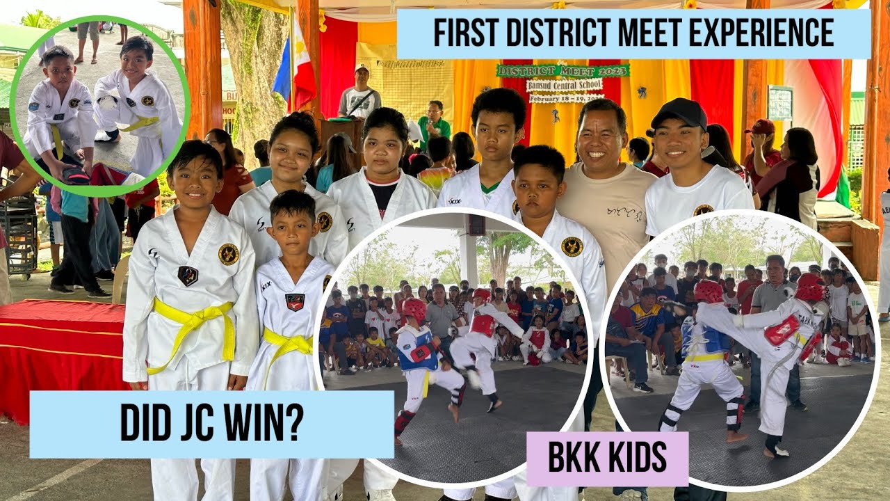 Taekwondo Sparring | District Meet | Bansud Oriental Mindoro Philippines | Family Vlog