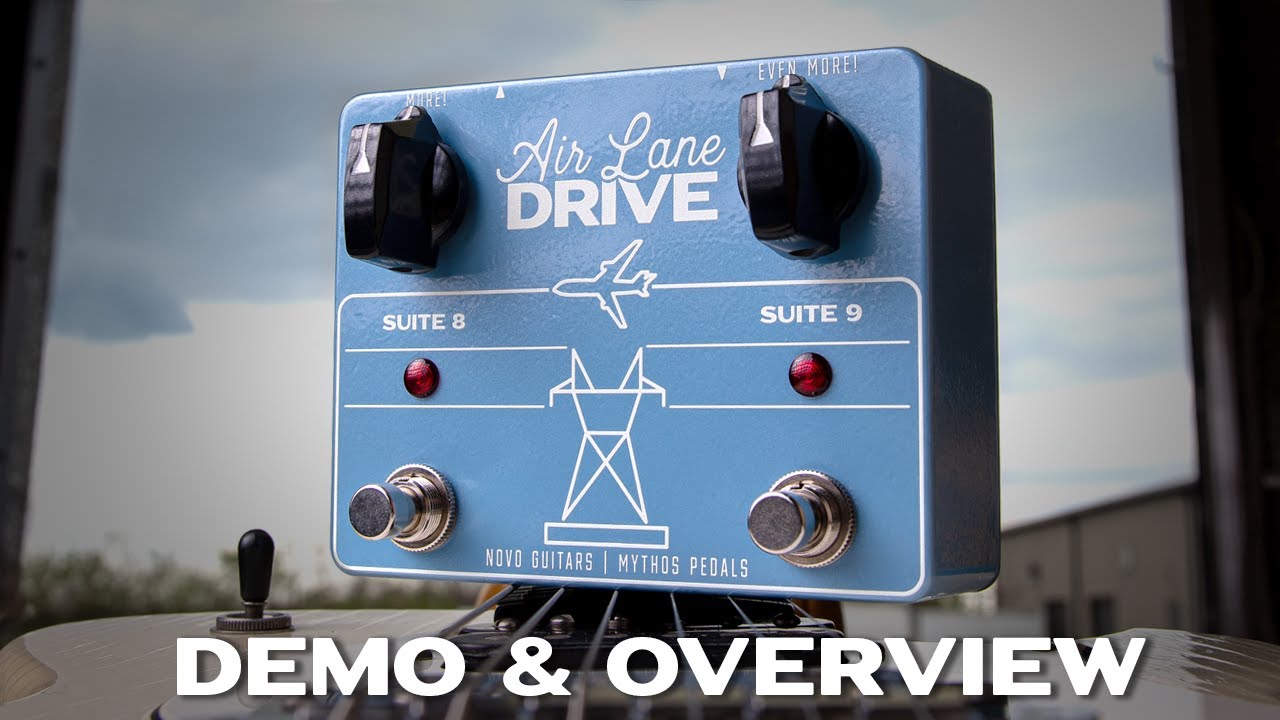 Novo Guitars & Mythos Pedals Air Lane Drive - Demo & Overview