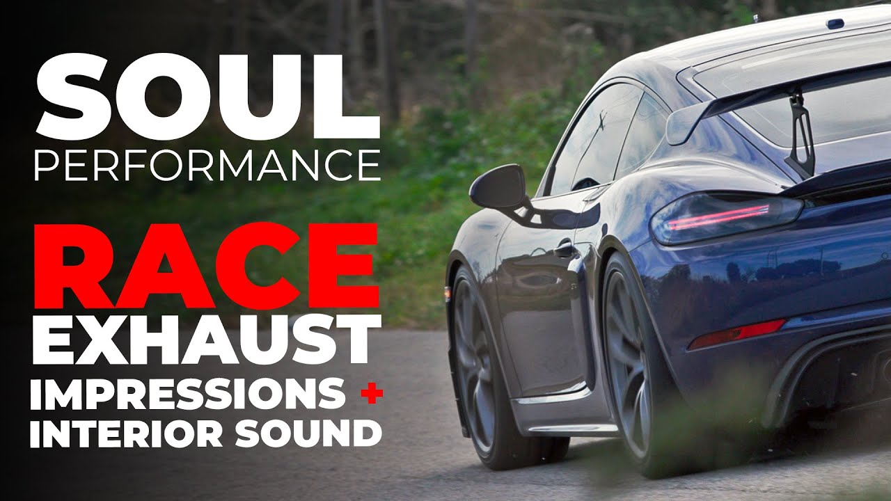 Porsche 718 GT4 Drive: Soul Performance Race Exhaust Impressions & Interior Sound