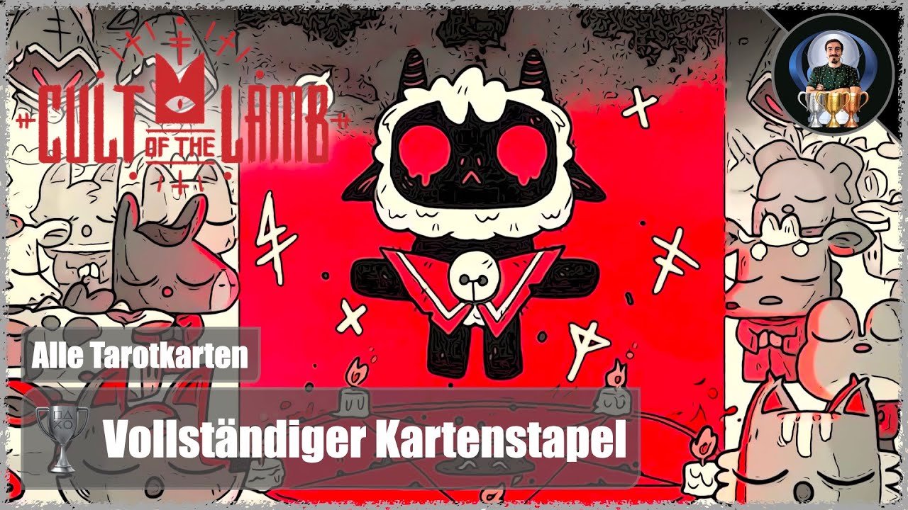 Vollständiger Kartenstapel - Trophy/Trophäe - Cult of the Lamb - Alle Tarotkarten