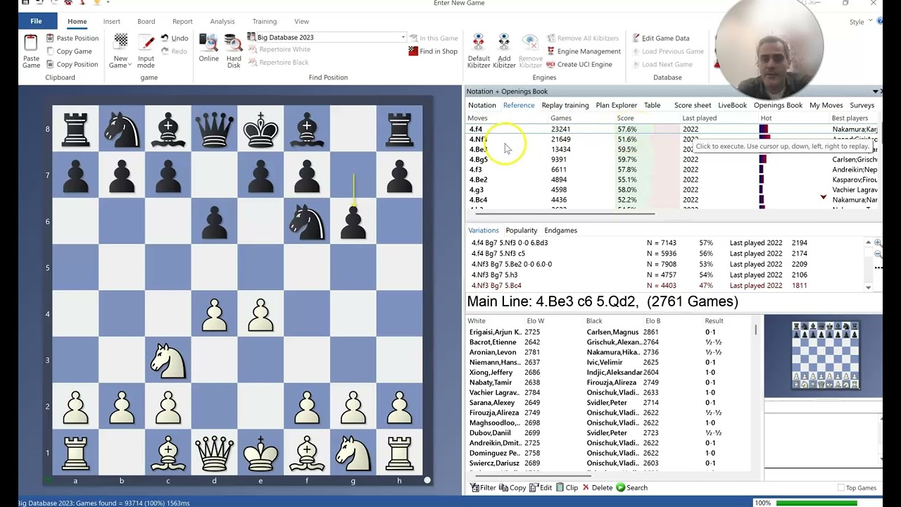 How to use Chessbase program to train your openings