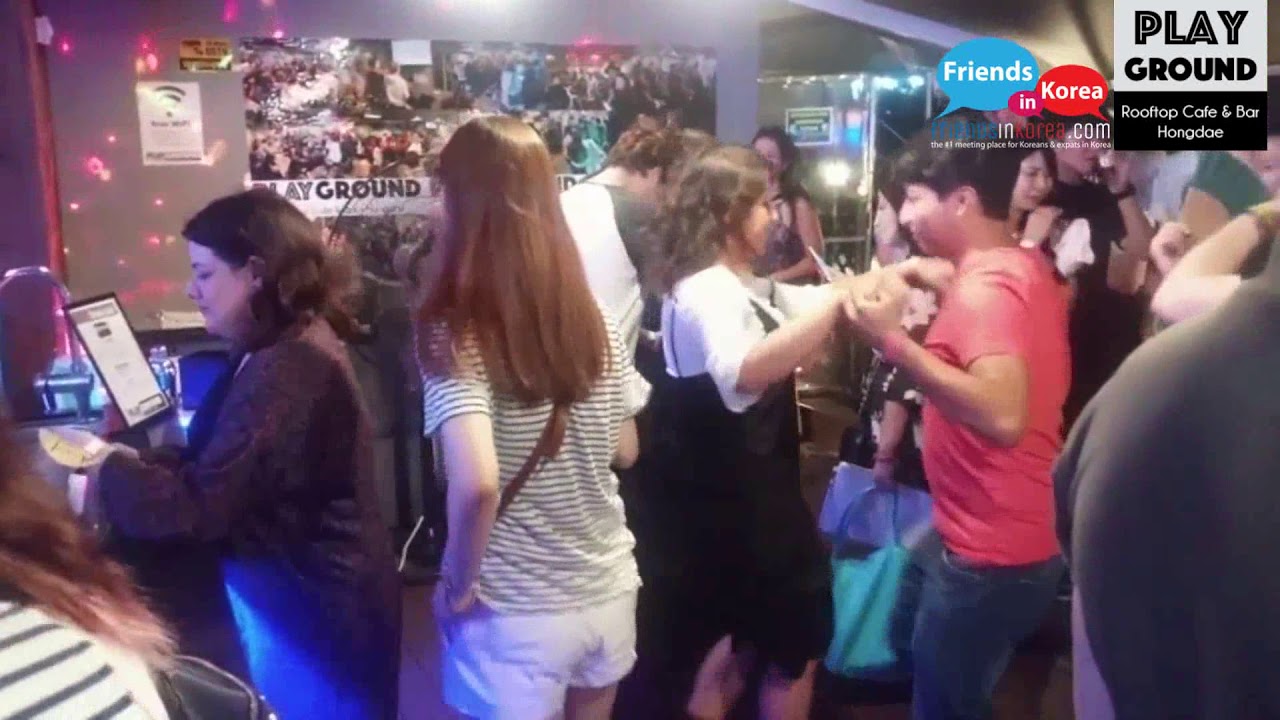 Hongdae International Rooftop DJ Party at Playground Bar(August 17, Sat.)