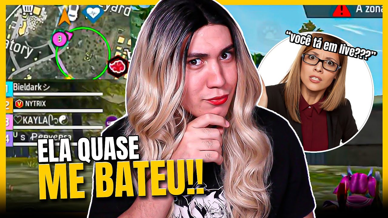 ELA QUASE ME B4TEU DEPOIS DE DESCOBRIR QUE EU ESTAVA EM LIVE 😱 | Nytrix - Free Fire
