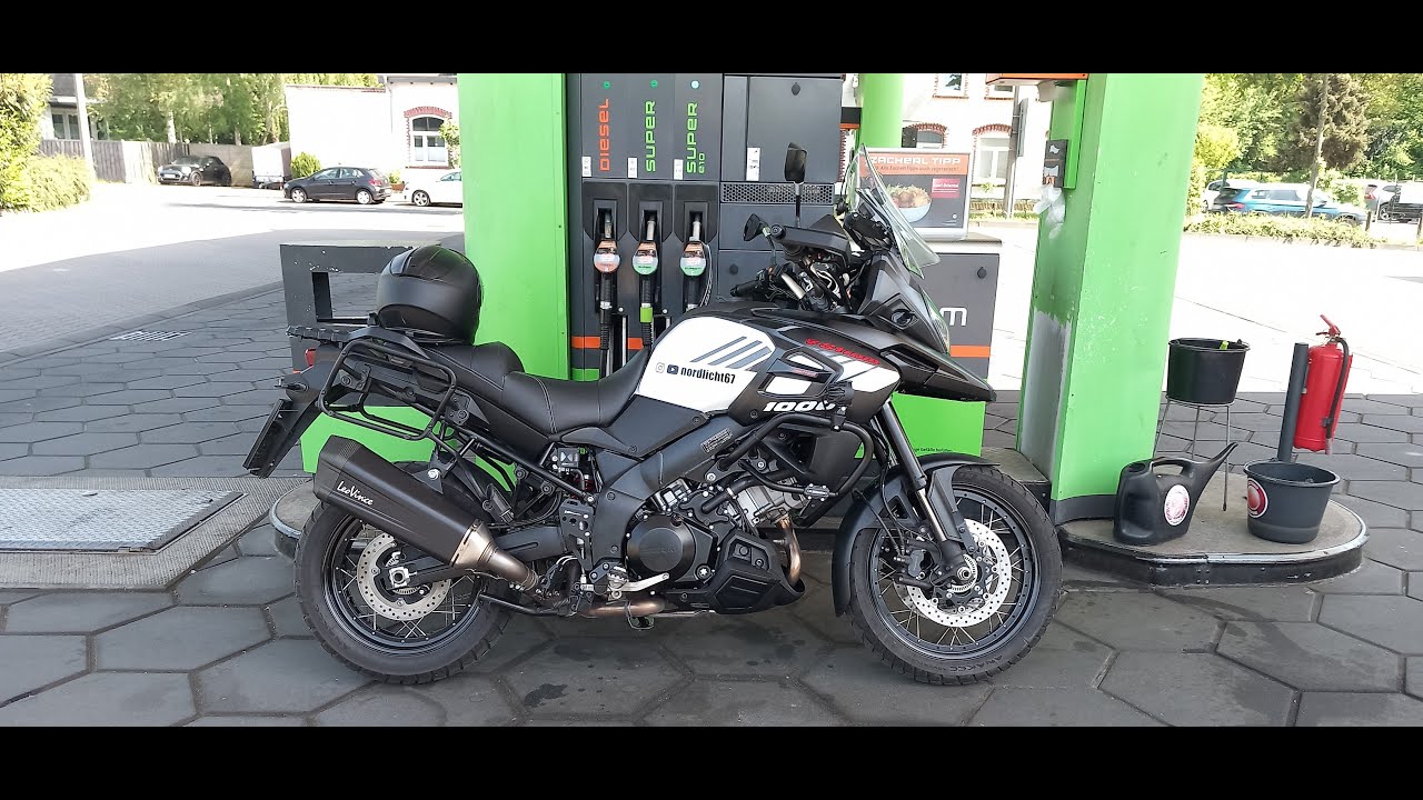 Suzuki V Strom 1000, Krank, Lenker, Urlaub, Shorts, Treffen, dies und das