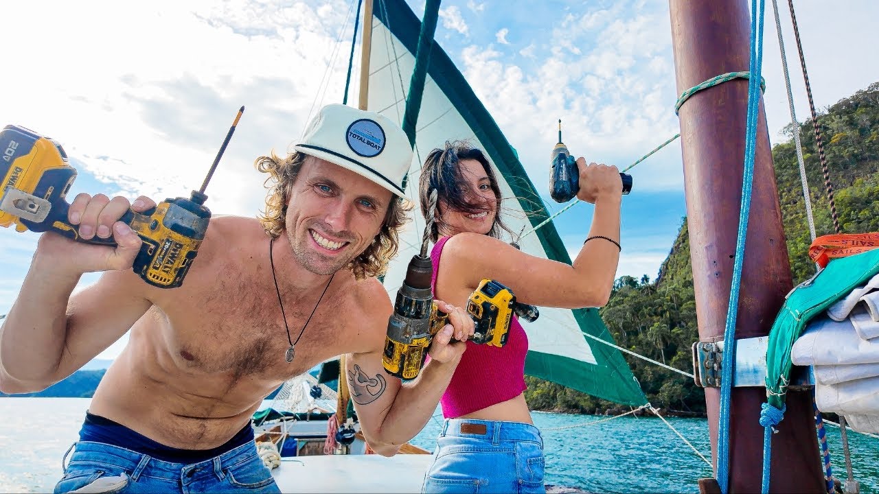 Парусный спорт = ремонт лодки в экзотических местах — Sailing Yabá 290