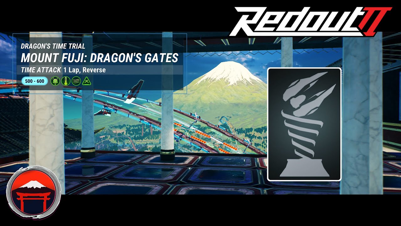 RedOut 2 - Dragon's Time Trial // Mount Fuji: Dragon's Gates [Time Attack] Platinum Medal