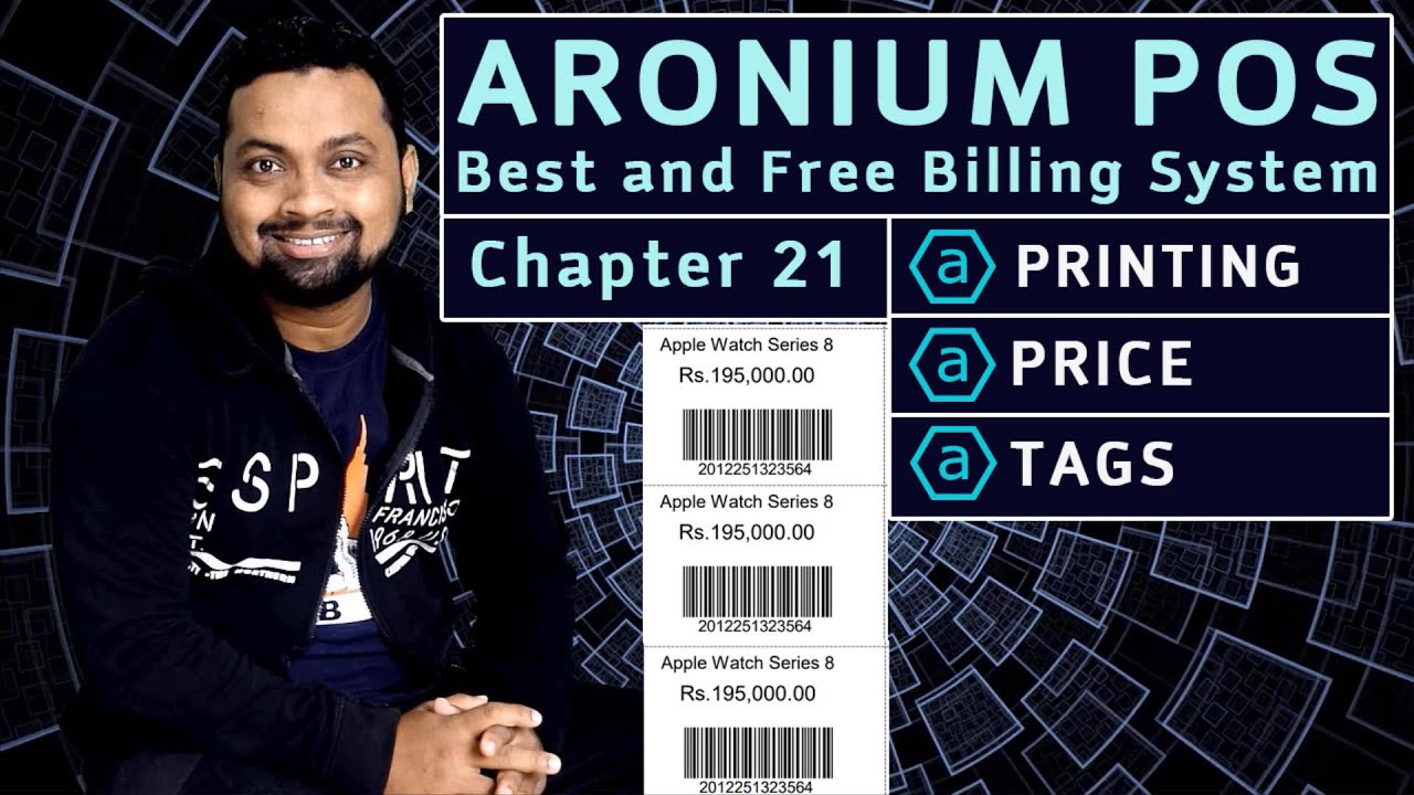 Chapter 21 - Printing Price Tags with Barcode - Aronium - Best and Free POS