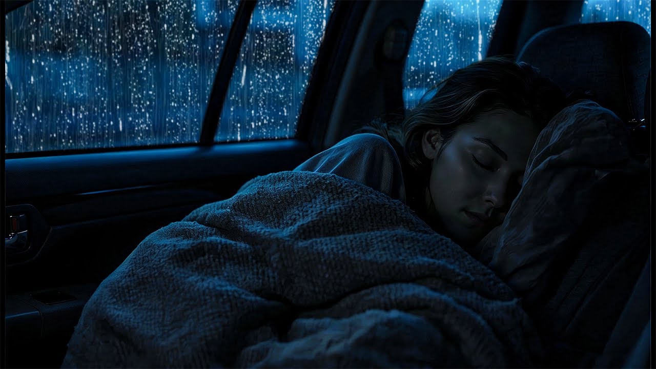 Let the Rain Carry You to Sleep | Peaceful Car Ambience at Night